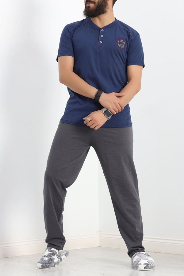 Düğmeli Erkek Pijama Takımı Lacifüme - 17370.1048.