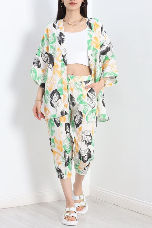 Kimono Takım Turuncuyeşil - 152342.701.