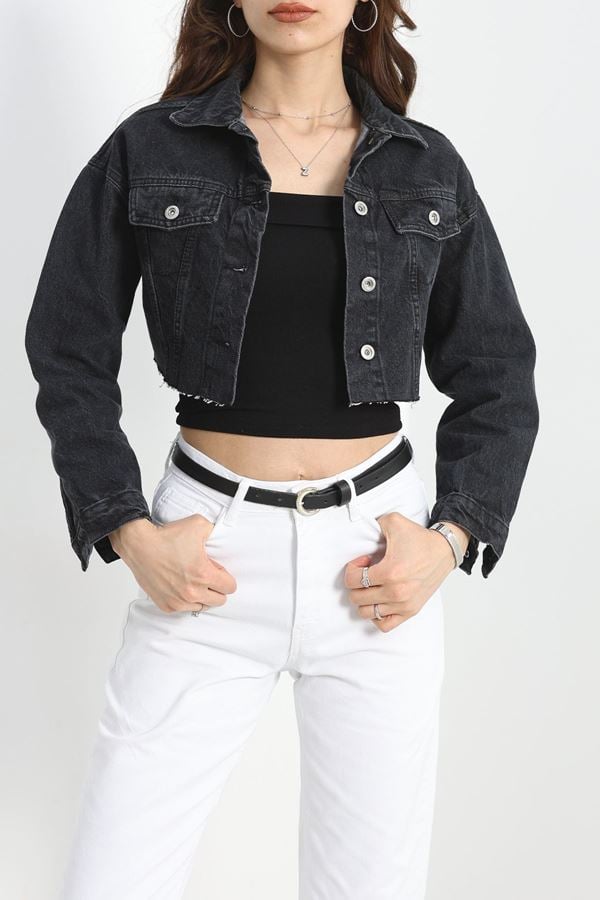 Crop Kot Ceket Koyufüme6 - 20439.1778.
