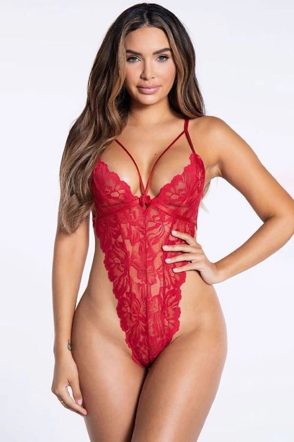 Fantazi Babydoll Kırmızı - 3048.1364.