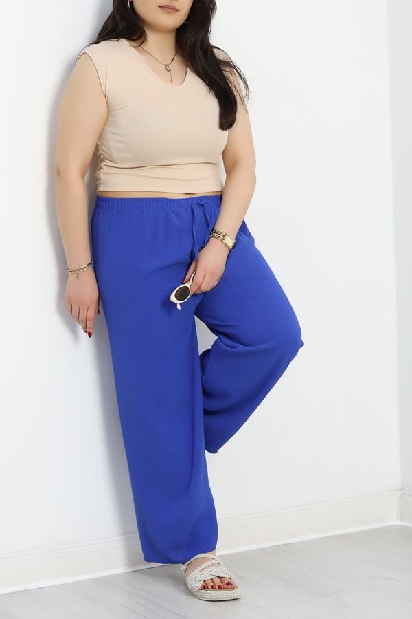 Ayrobin Büyük Beden Pantolon Saks - 50625.1928.