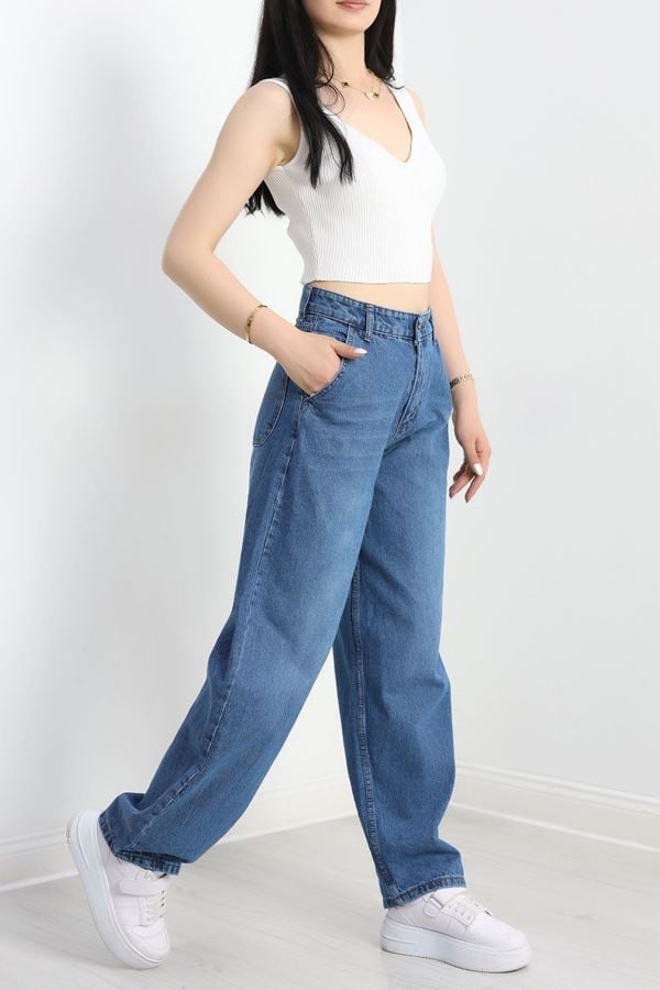 Baggy Kot Pantolon Mavi - 30894.1904.