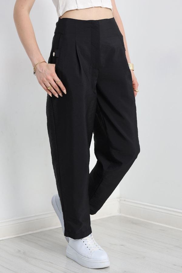 Paraşüt Kumaş Pantolon Siyah - 3247.179.