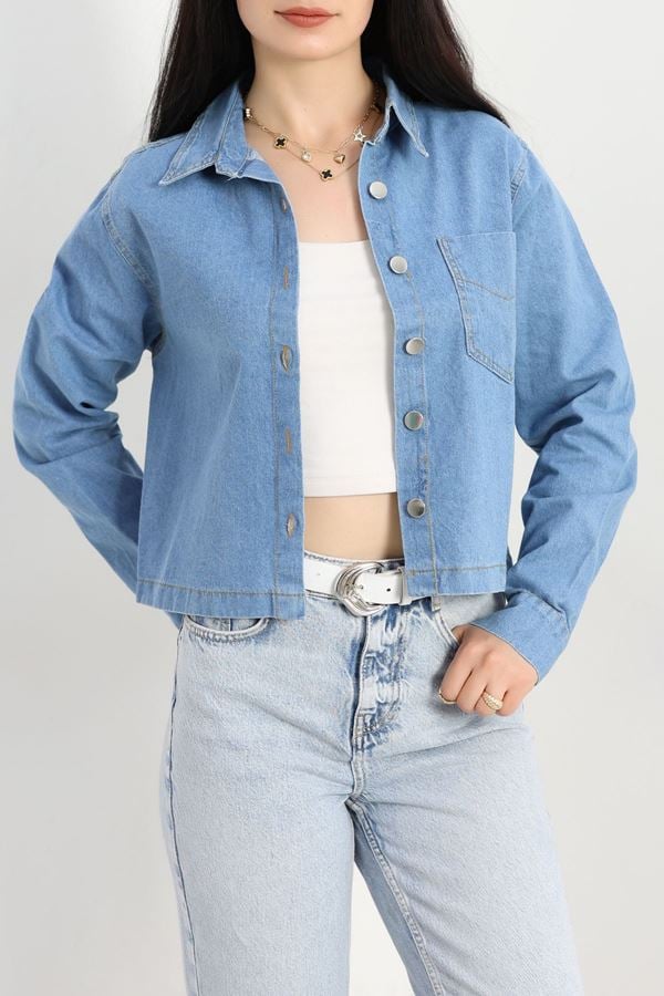 Denim Ceket Mavi - 1728.179.