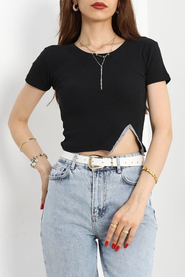 Kesim Detay Kaşkorse Body Siyah - 41336.1856.