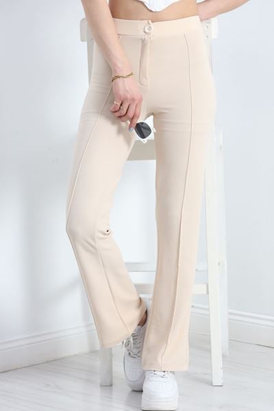 Çımalı Pantolon Bej - 2214.1247.