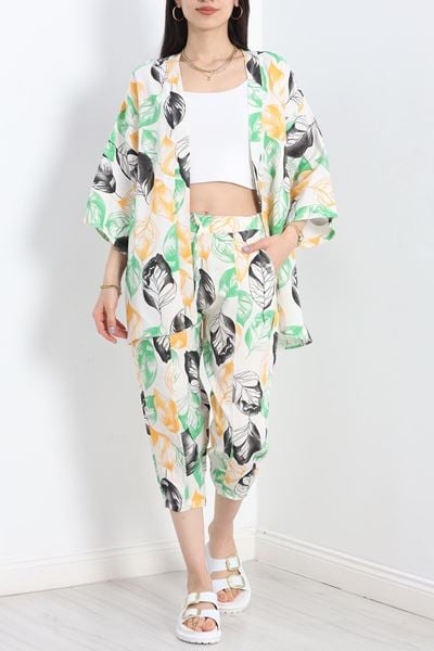 Kimono Takım Turuncuyeşil - 152342.701.