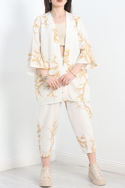 Kimono Takım Beyazbej - 152342.701.
