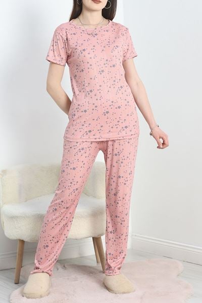 Alt Üst Aynı Pegasus Pijama Takımı Pembegri - 50419.1048.