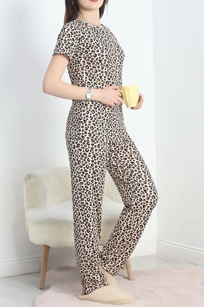 Alt Üst Aynı Pegasus Pijama Takımı Leopar - 50419.1048.