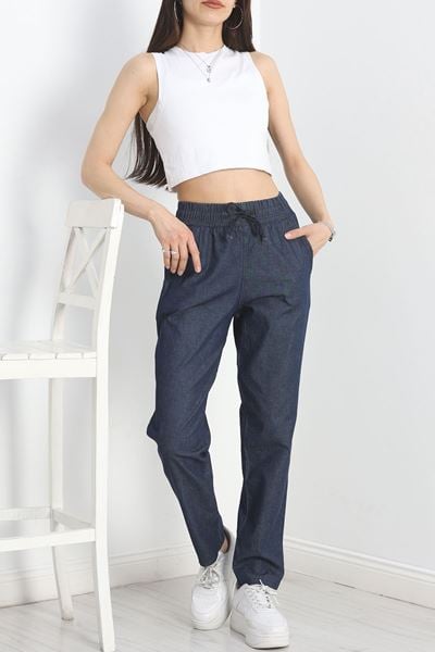 Bel Lastikli Pantolon Koyumavi2 - 40744.1431.