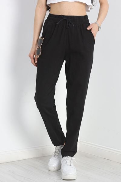 Bel Lastikli Pantolon Siyah - 40744.1431.