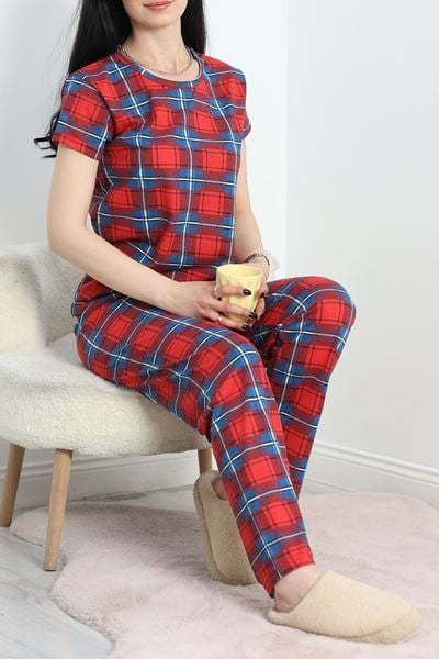 Alt Üst Aynı Pijama Takımı Kırmızılaci - 50079.1857.