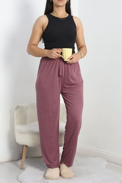 Büyük Beden Poliviskon Pijama Altı Koyulila - 50451.1048.