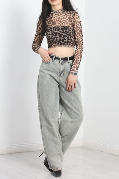 Baggy Kot Pantolon Yeşiltint - 20497.1778.