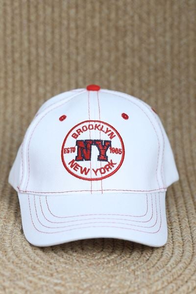 3-7 Yaş Erkek Çocuk Şapka Beyaz - 40714.1736.