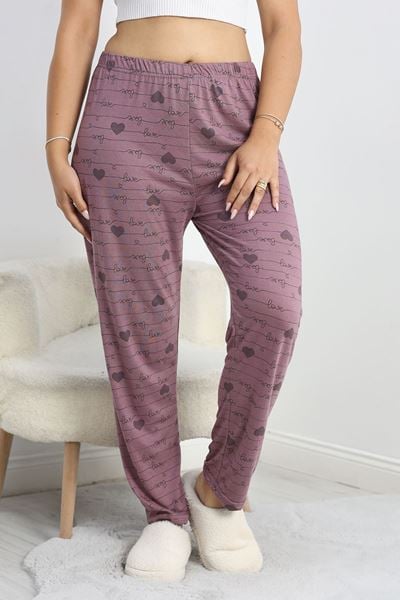 Büyük Beden Pijama Altı Koyulila - 50452.1048.