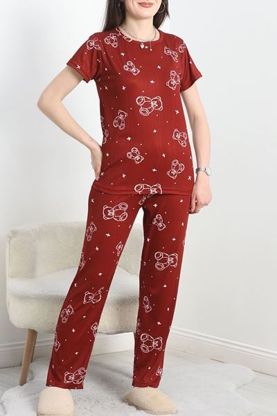 Alt Üst Pegasus Pijama Takımı Bordoayı - 50419.1048.