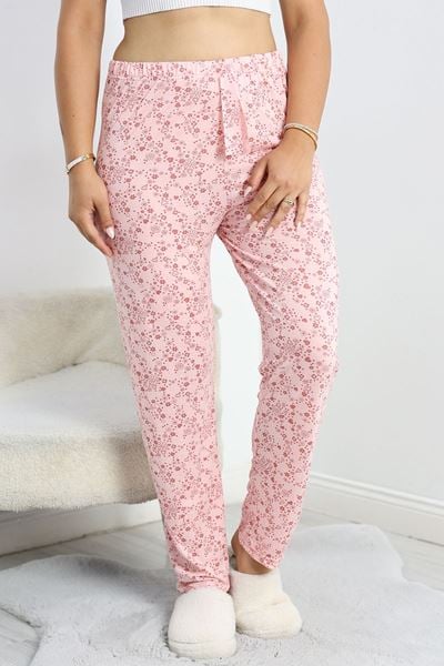Büyük Beden Pijama Altı Pembe - 50452.1048.