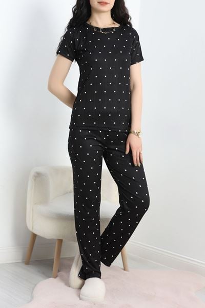Alt Üst Pegasus Pijama Takımı Siyahpuanlı - 50419.1048.
