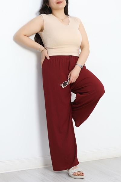 Bürümcük Battal Yürüyüş Pantolonu Bordo - 7042.1048.