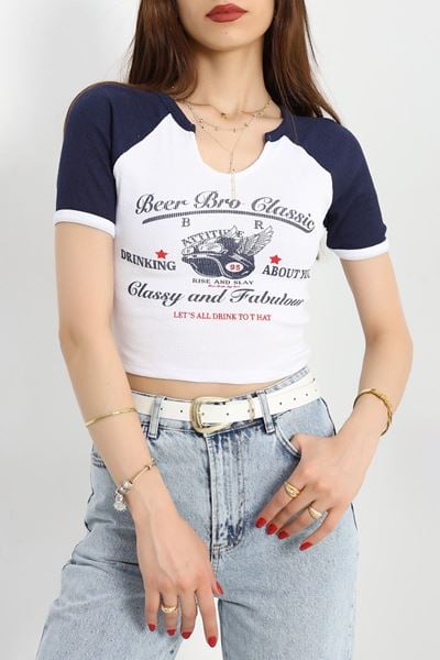 Kaşkorse Crop Body Beyazlaci - 41340.1856.
