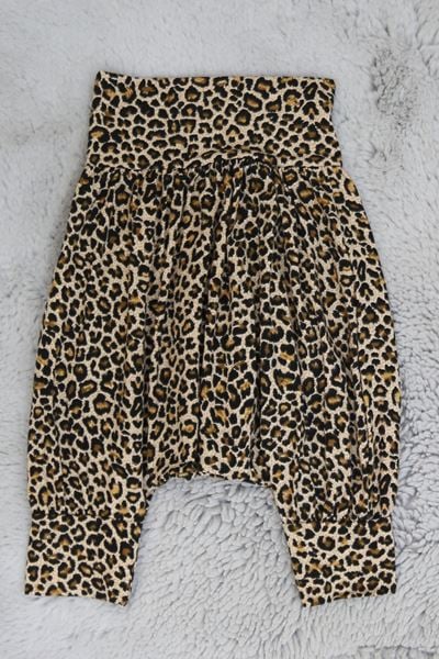 1-5 Yaş Viskon Şalvar Pantolon Leopar - 50170.1771.