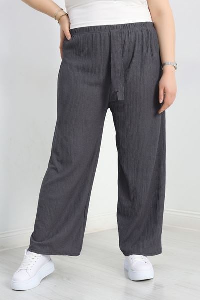 Büyük Beden Bürümcük Pantolon Füme - 50591.2006.